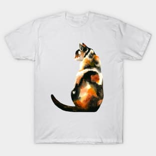 Calico in the Grass T-Shirt